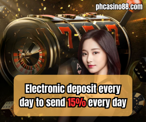 Electronic deposit every day to send 15% every day